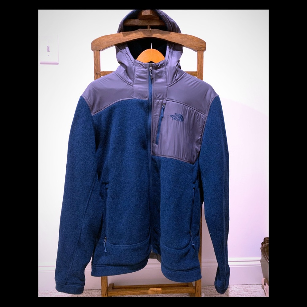 North Face hooded fleece -  jacket